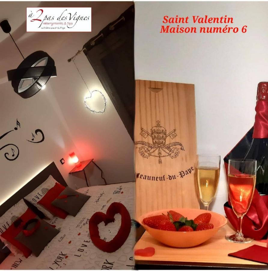 A 2 Pas Des Vignes, Hebergements Et Spa, Maison Numero 6, A Chateauneuf Du Pape Dış mekan fotoğraf