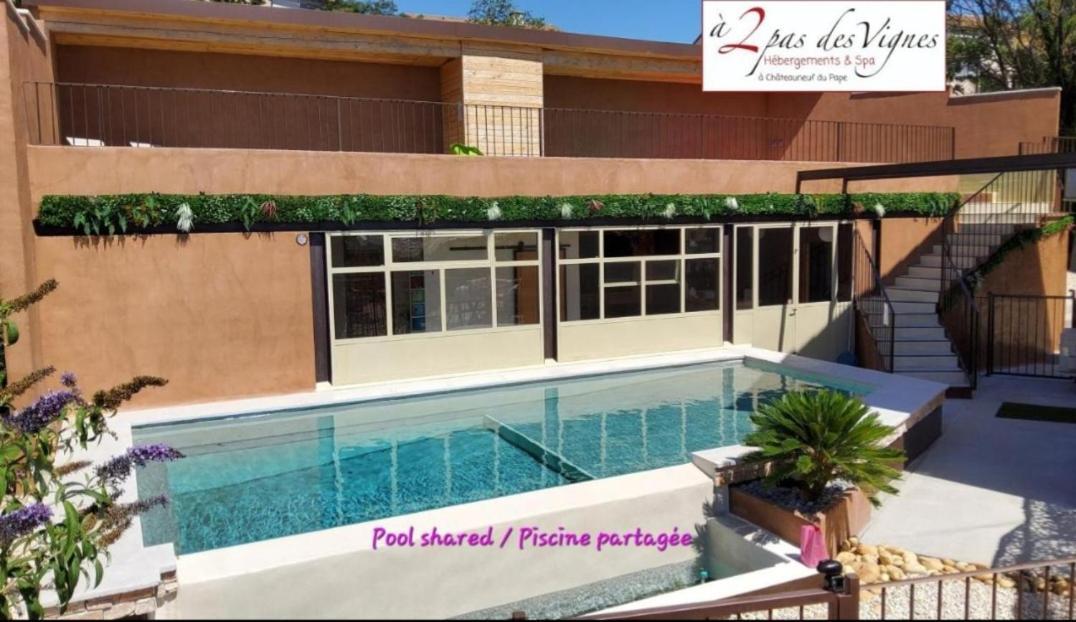 A 2 Pas Des Vignes, Hebergements Et Spa, Maison Numero 6, A Chateauneuf Du Pape Dış mekan fotoğraf