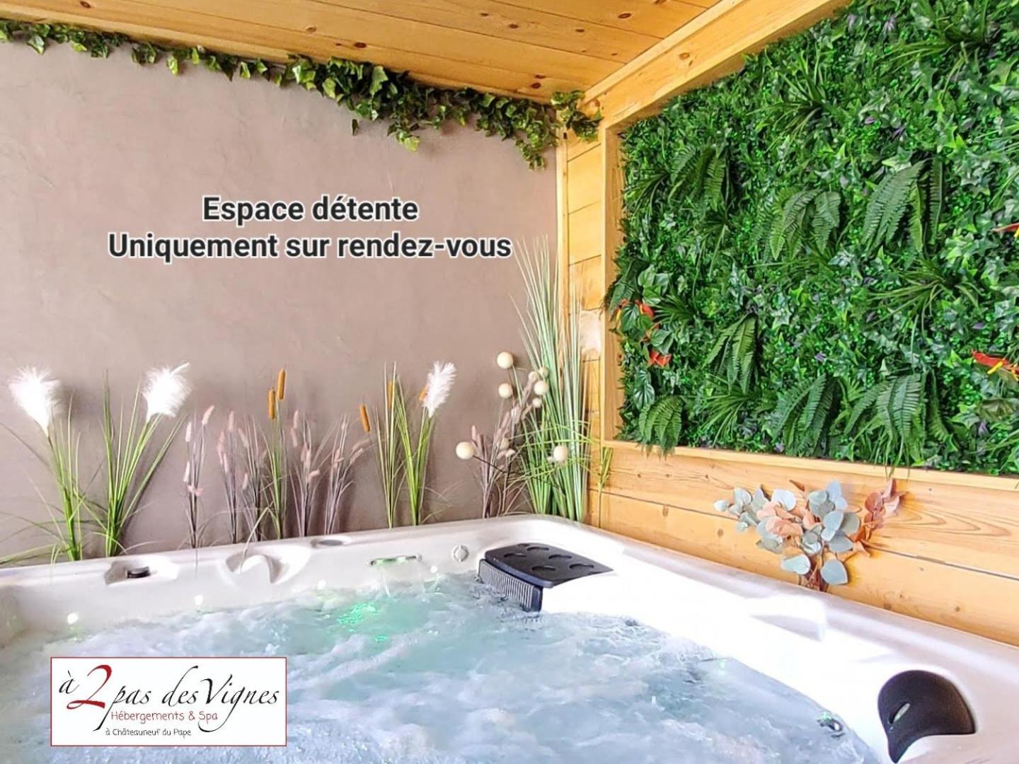A 2 Pas Des Vignes, Hebergements Et Spa, Maison Numero 6, A Chateauneuf Du Pape Dış mekan fotoğraf